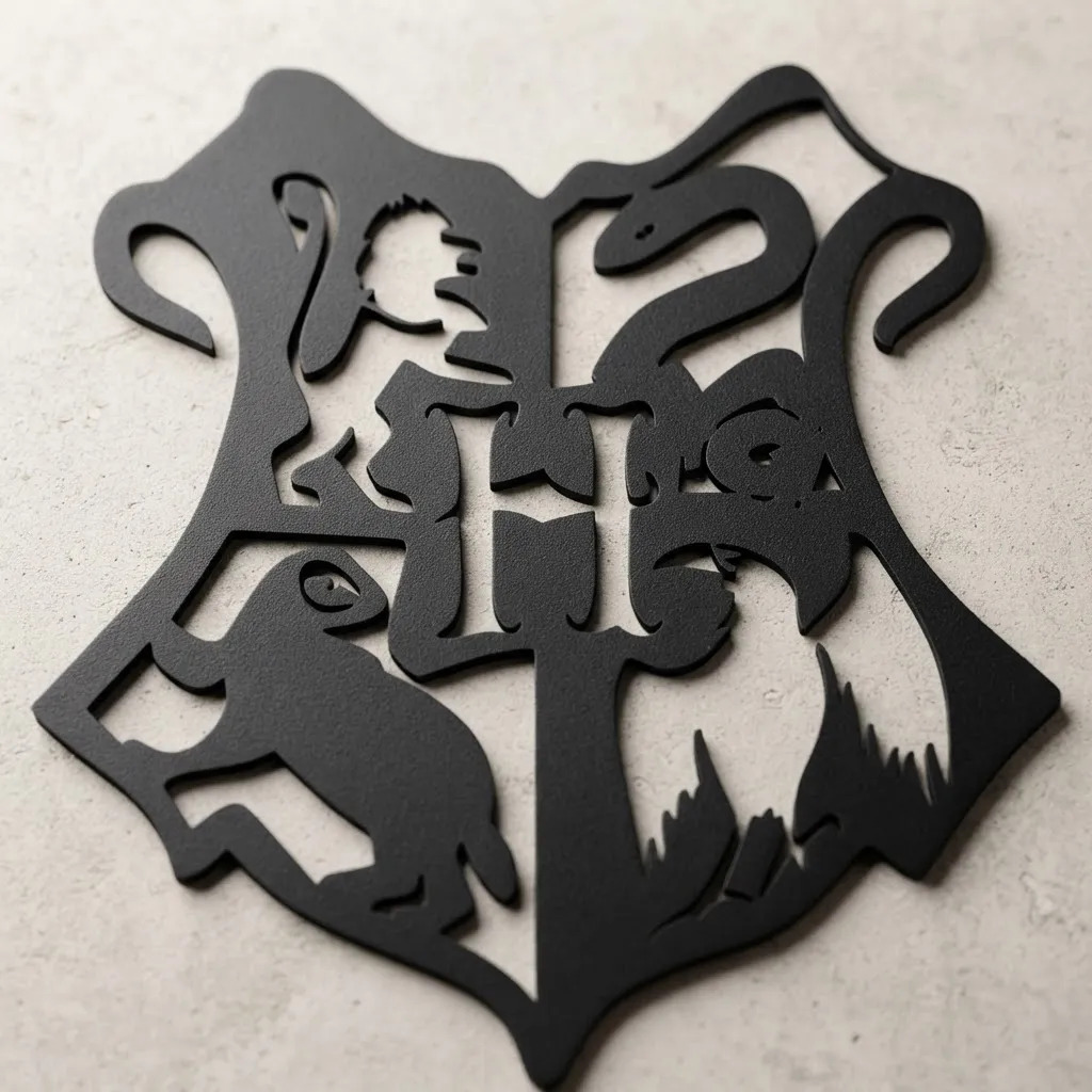 Cuadro Hogwarts 40x37 Calado Memo Estampados - Imagen 3