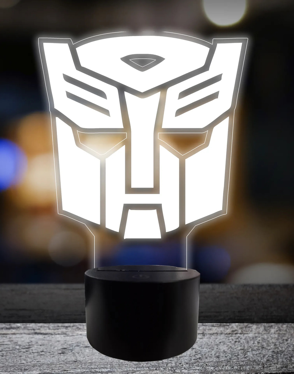 Lámpara Transformers Autobots 15cm Memoestampados
