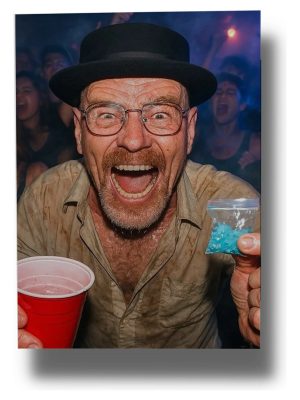 Cuadro Heisenberg Fiesta 879 40x30 Mdf Memoestampados