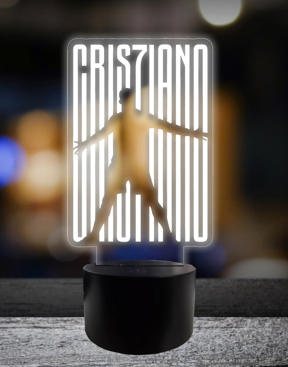 Lámpara Cristiano Ronaldo 15 Cm Memoestampados