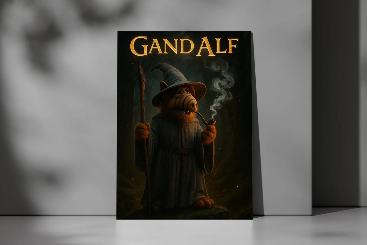 Cuadro Decorativo Gandalf 874 50x70 Memoestampados - Imagen 2