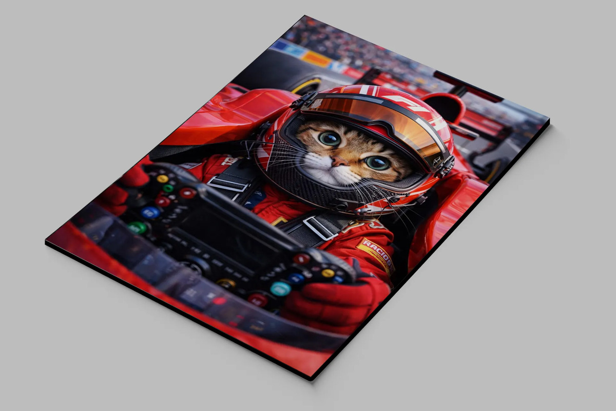 Cuadro Gatito F1 871 70x100 Mdf Memoestampados - Imagen 3