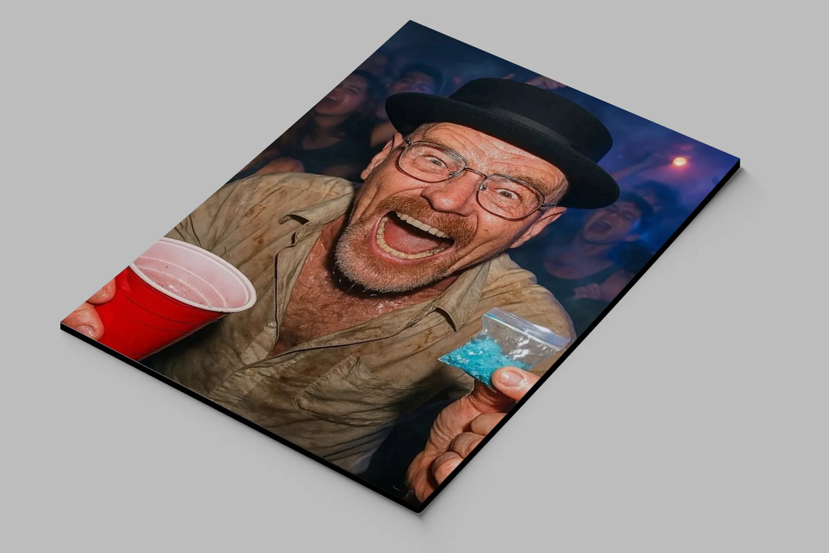 Cuadro Heisenberg Fiesta 879 50x70 Mdf Memoestampados - Imagen 2