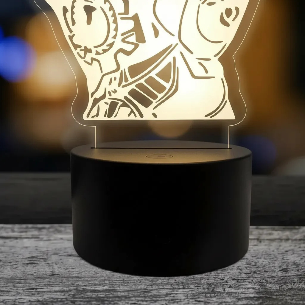 Lámpara Guante Thanos Marvel 15 Cm Memo Estampados - Imagen 3