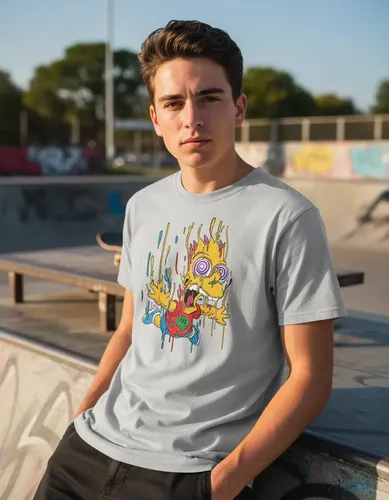 D_604303-MLU108408603630_032026-O.jpg Remera: Bart Simpsons Dibujos Memoestampados