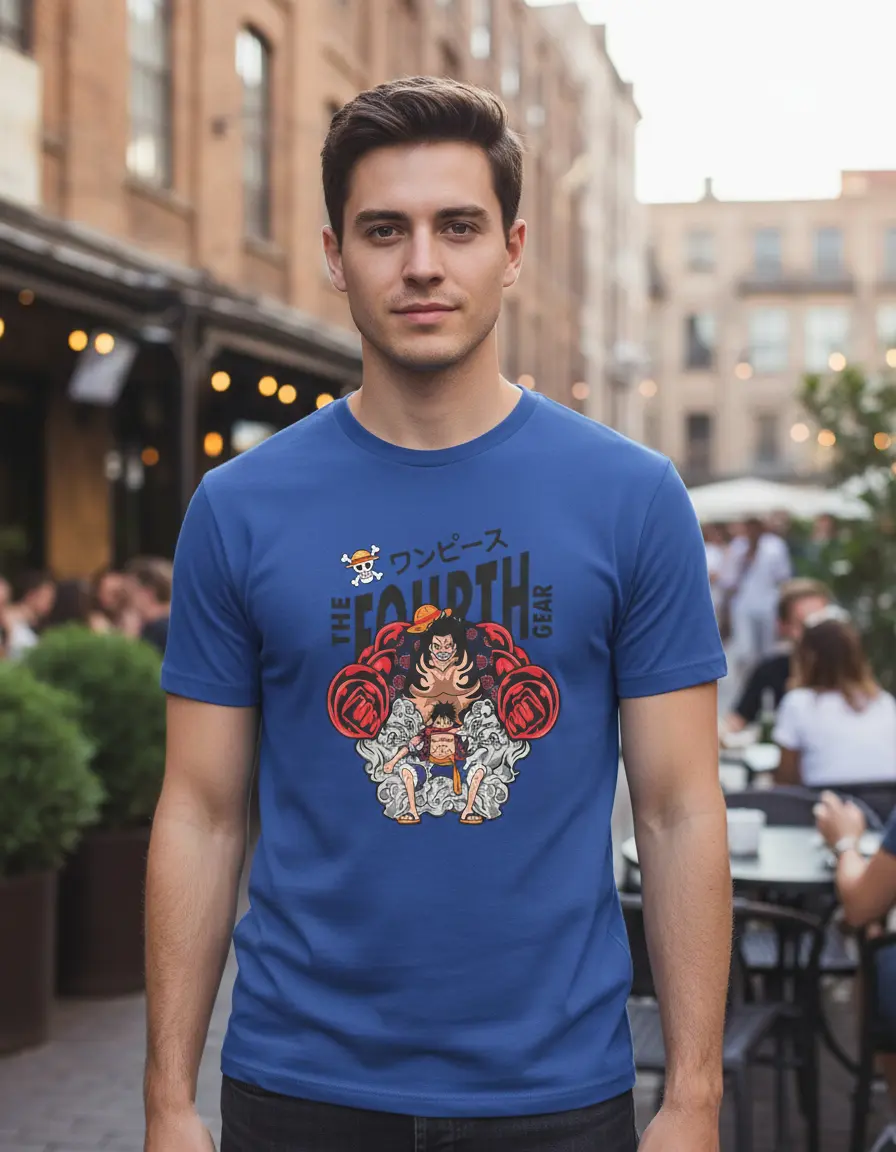 D_605072-MLU99216564537_112025-O.jpg Remera: The Fourth Gear Luffy Anime Memoestampados