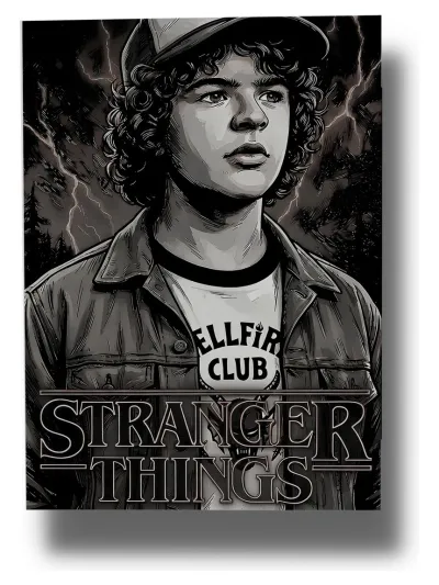 Cuadro 646 Stranger Things 70x100 Mdf Memoestampados