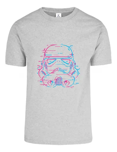 Remera: Trooper Glitch Memoestampados