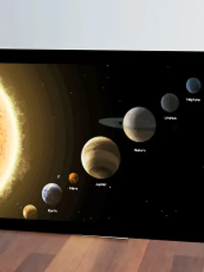 Cuadro Espacio Planetas 575 30x40 Mdf Memoestampados