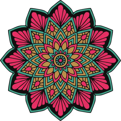 D_608345-MLU77113466196_062024-O.jpg Vinilo Impreso Y Troquelado. Diseño Mandala Tamaño 70 Cm,
