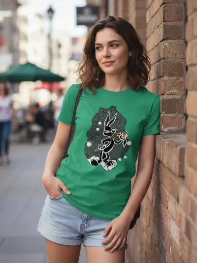 Remera: Bugs Buny Acuarela Memoestampados