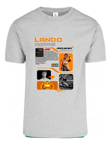 Remera: F1 Lando Norris Mclaren Memoestampados