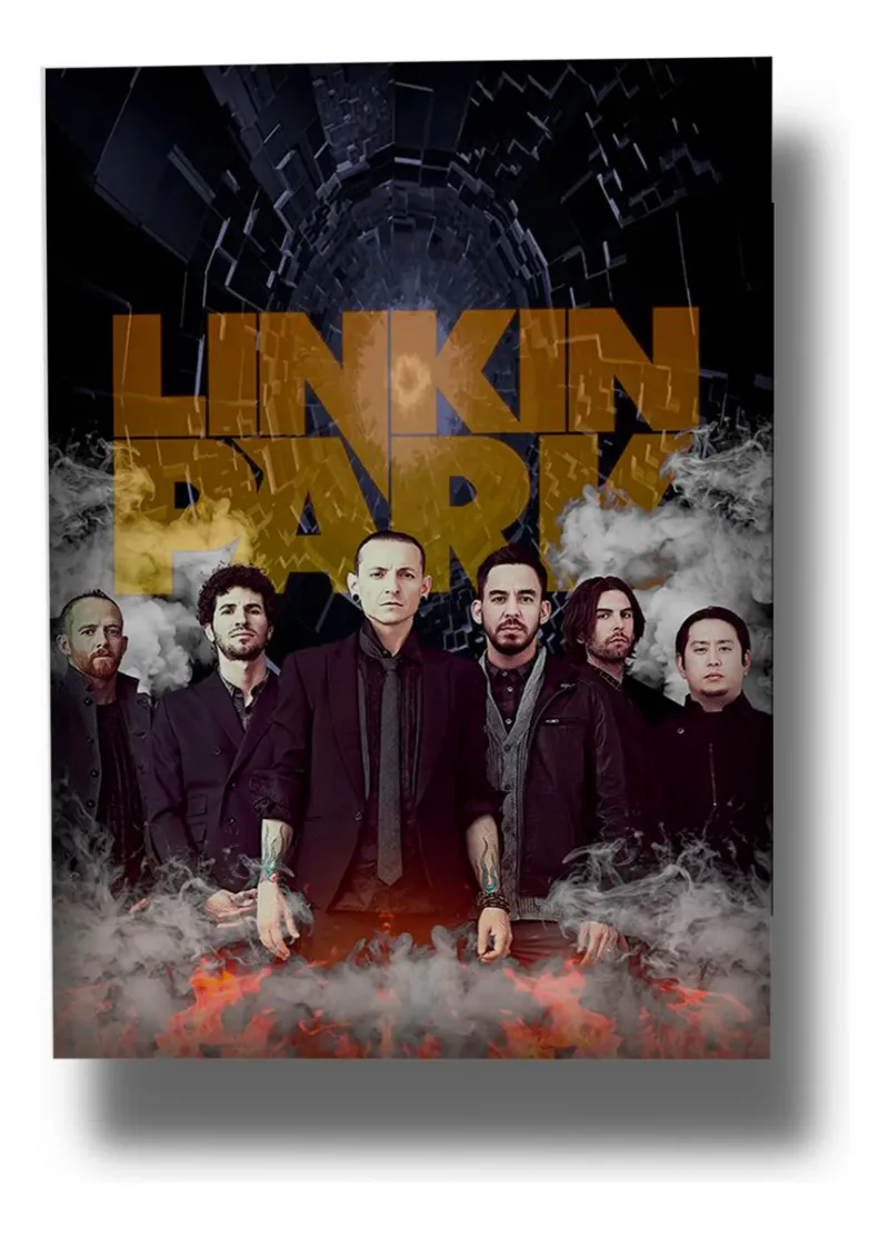 Cuadro Linkin Park 777 70x100 Mdf Memoestampados
