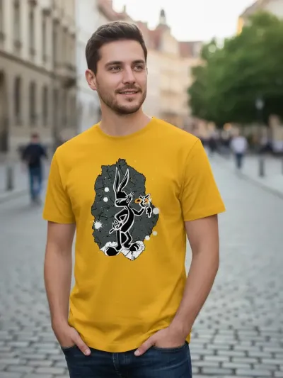 Remera: Bugs Buny Acuarela Memoestampados