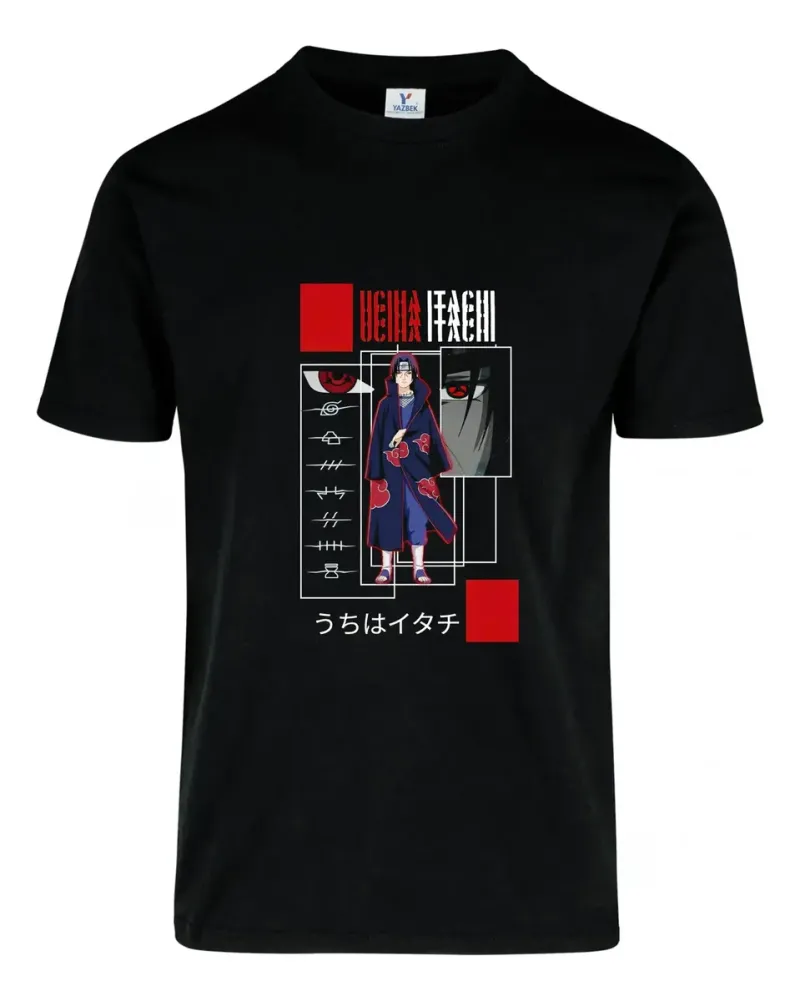 D_614127-MLU77549348464_072024-O.jpg Remera: Uciha Itachi Anime Naruto Memoestampados