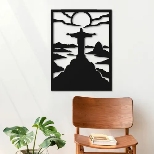 D_615642-MLU118648729314_102026-O.jpg Cuadro Calado Mdf Cristo Redentor 30x40 Cm