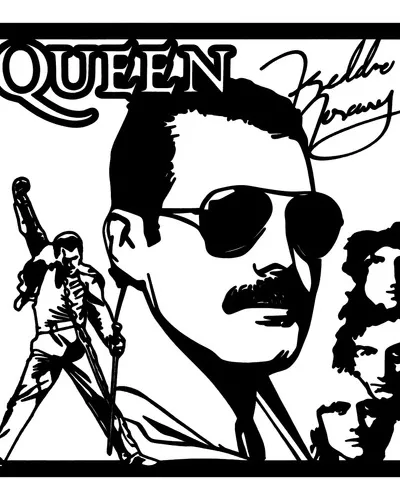Cuadro Queen Calado 40x40 Memoestampados