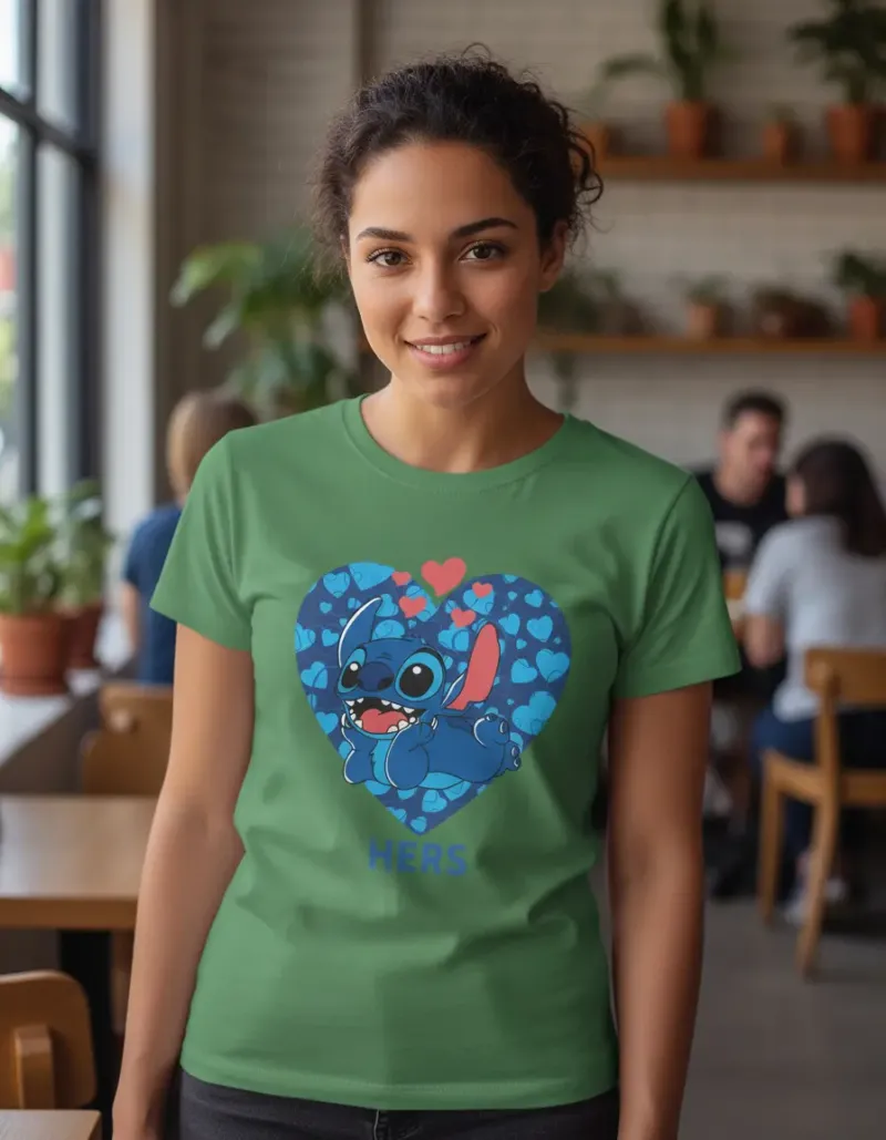 D_618833-MLU93936650898_102025-O.jpg Remera: Stitch Love (hers) Memoestampados