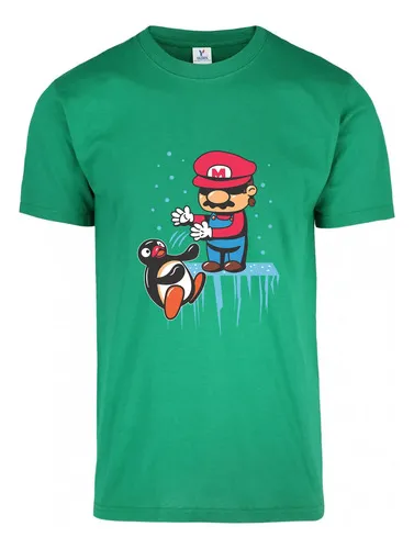 D_621636-MLU78047522050_082024-O.jpg Remera: Mario 64 Penguin Memoestampados