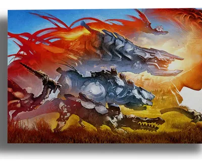 Cuadro 310 Horizon Zero Dawn 70x100 Mdf Memoestampados