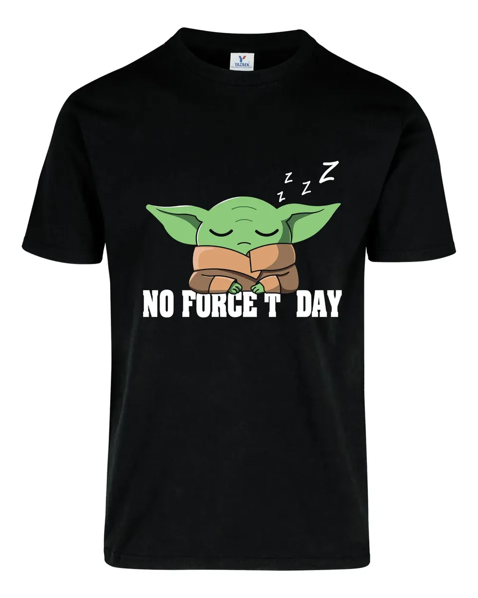 Remera: Baby Yoda,no Force T Day