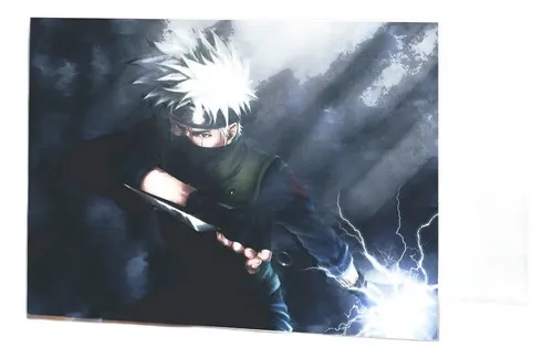 D_622602-MLU77093460427_062024-O.jpg Cuadro Kakashi Hatake Naruto 587 40x53 Mdf Memoestampados