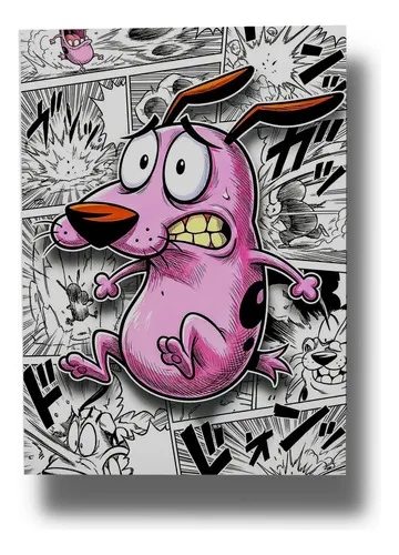 D_624049-MLU109534757783_032026-O.jpg Cuadro Coraje Comic 820 40x53 Mdf Memoestampados