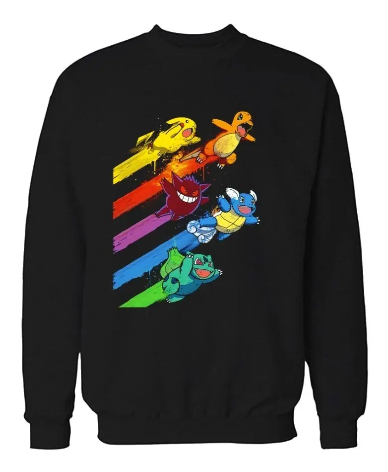 Buzo: Pokemon Personajes Niños Memoestampados Buzo: Pokemon Personajes Niños