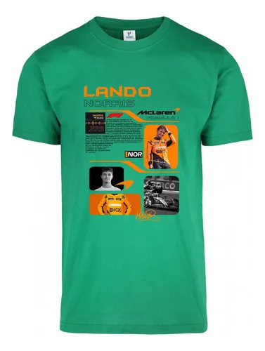 Remera: F1 Lando Norris Mclaren Memoestampados