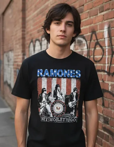 D_632256-MLU97122938353_112025-O.jpg Remera: Ramones Hey Ho Let´s Go Memoestampados