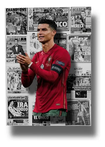 Cuadro Cristiano Ronaldo 794 40x53 Mdf Memoestampados