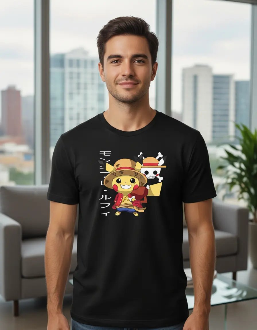 D_635705-MLU94065954495_102025-O.jpg Remera: Luffy Picachu