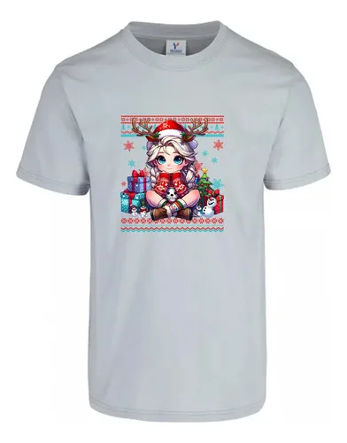 D_636595-MLU100484908735_122025-O.jpg Remera: Ugly Navideño Elsa Frozen Memoestampados