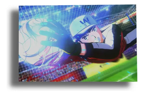 Cuadro Super Campeones Tsubasa 109 30x40 Mdf Memoestampados