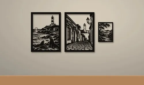 D_637705-MLU120318817187_102026-O.jpg Set 3 Calados Mdf Paisajes Del Uruguay 2 De 60x80 + 30x40