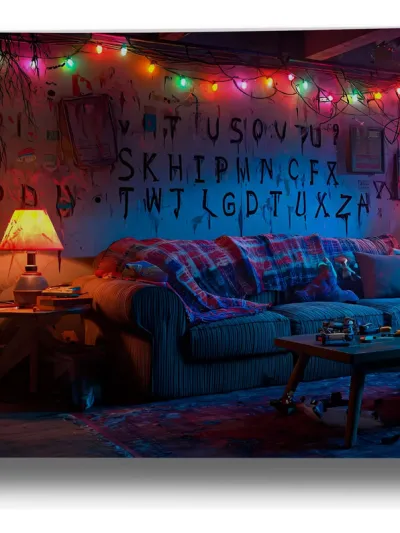 Cuadro 645 Stranger Things 40x30 Mdf Memoestampados