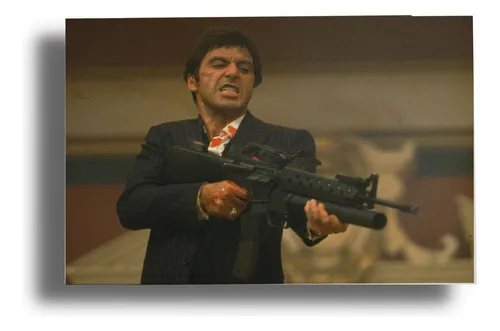 D_639437-MLU77221705193_062024-O.jpg Cuadro Scarface 141 70x100 Mdf Memoestampados