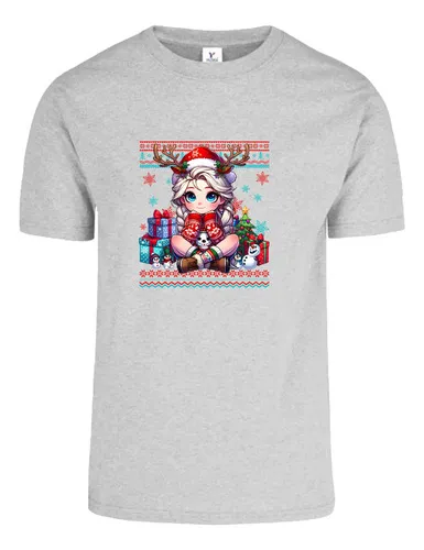 D_641540-MLU100484908833_122025-O.jpg Remera: Ugly Navideño Elsa Frozen Memoestampados