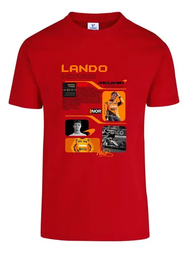 Remera: F1 Lando Norris Mclaren Memoestampados