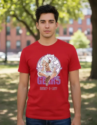 D_645038-MLU98663771430_112025-O.jpg Remera: Monkey D Luffy Gear Memoestampados