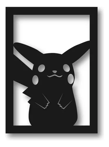 D_647199-MLU81805264074_012025-O.jpg Cuadro Pikachu Pokemon Calado Memo Estampados