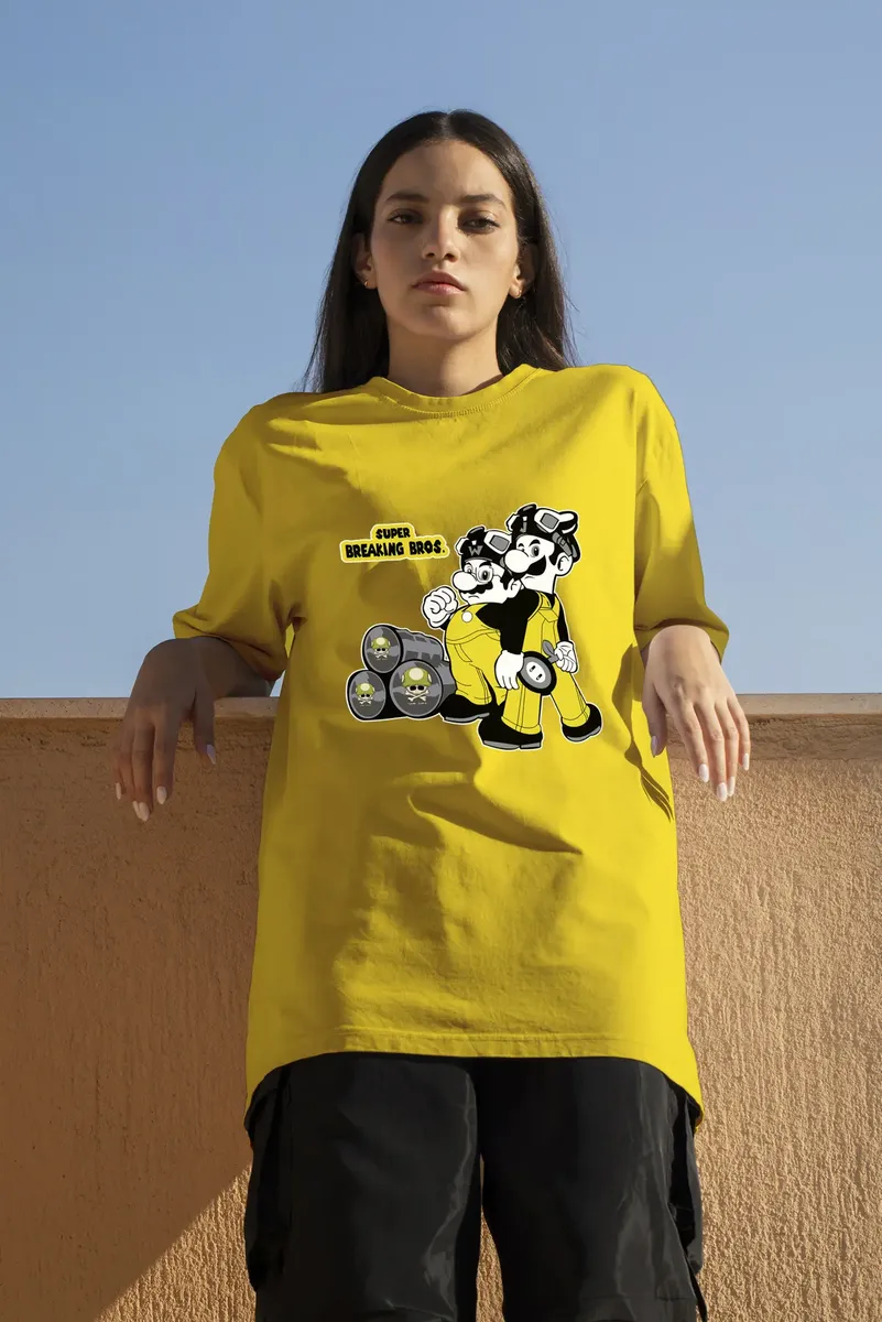 Remera: Super Breaking Bros Memoestampados