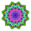 D_650243-MLU77113290694_062024-O.jpg Vinilo Impreso Y Troquelado. Diseño Mandala Tamaño 70 Cm,