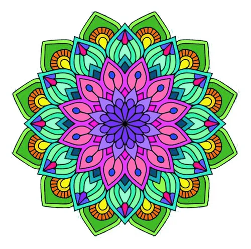 D_650243-MLU77113290694_062024-O.jpg Vinilo Impreso Y Troquelado. Diseño Mandala Tamaño 70 Cm,
