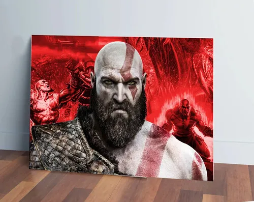 D_650416-MLU44165086090_112020-O.jpg Cuadro 189 God Of War Kratos 30x40 Mdf Memoestampados
