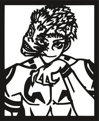 Cuadro Jujutsu Kaisen Calado Memo Estampados