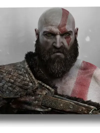 Cuadro Kratos Dios Guerra 590 40x30mdf Memoestampados