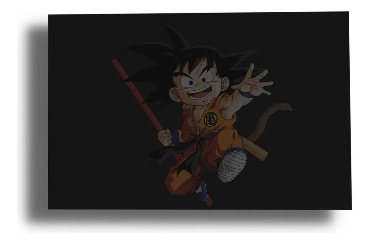 Cuadro Dragon Ball Z Young Son 129 30x40 Mdf Memoestampados