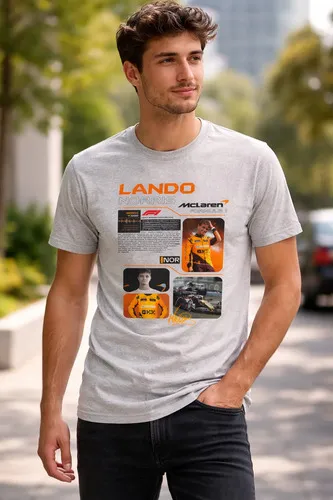 Remera: F1 Lando Norris Mclaren Memoestampados