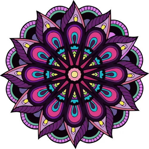 D_658313-MLU77113484910_062024-O.jpg Vinilo Impreso Y Troquelado. Diseño Mandala Tamaño 70 Cm,